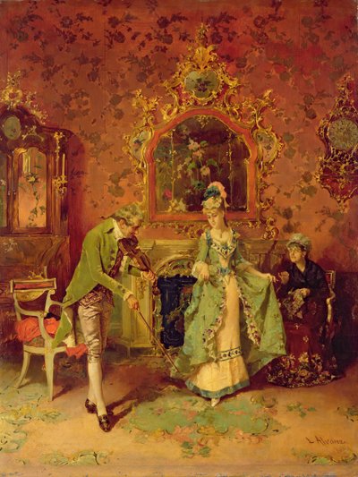The Fiddler by Luis Alvarez Catalá